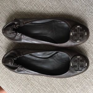 Tory Burch Brown Flats